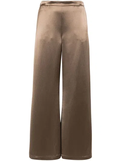 By Malene Birger Lucee Flared Trousers In Brown
