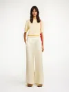 By Malene Birger Lucee Flared Trousers In Oyster Gray
