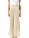 Shop By Malene Birger Lucee Flared Trousers In Oyster Gray
