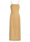 By Malene Birger Lucille Plissé Lyocell-blend Midi Dress