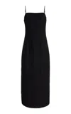By Malene Birger Lucille Plissé Midi Dress In Black