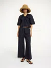 By Malene Birger Luisa Organic Cotton Trousers In Black