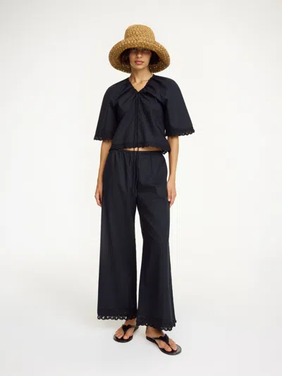 By Malene Birger Luisa Organic Cotton Trousers In Black