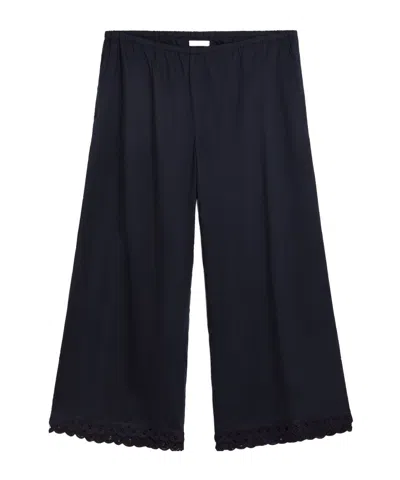By Malene Birger Luisa Organic Cotton Trousers In Black