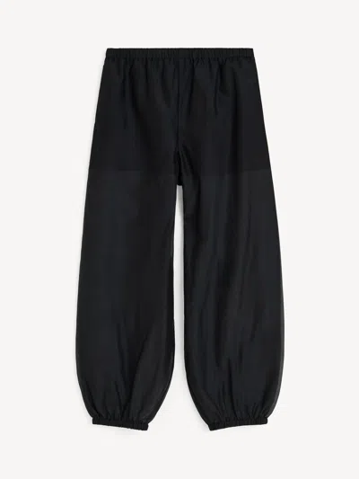 By Malene Birger Lumas Silk Organza Trousers In Black