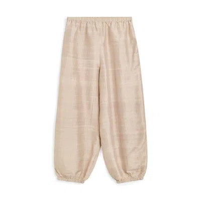 By Malene Birger Lumonas Silk Trousers In Nomad