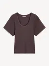 By Malene Birger Lunai T-shirt In Brown