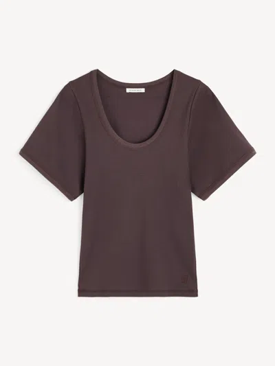 By Malene Birger Lunai T-shirt In Brown