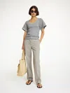 By Malene Birger Lunai T-shirt In Grey Melange