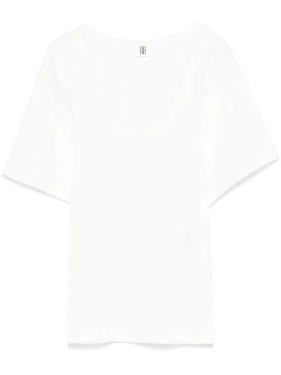 By Malene Birger Lunai Tshirts Clothing In White