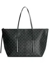 By Malene Birger Luze Monogram Zip Tote Bag In Black
