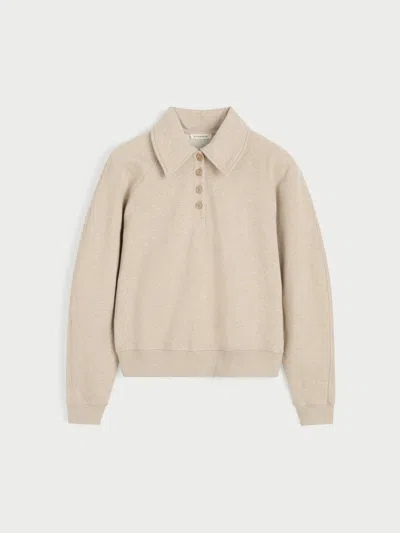 By Malene Birger Lyrae Organic Cotton Sweatshirt In Grey Brown Melange