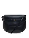 By Malene Birger Maellon Leather Shoulder Bag In Black