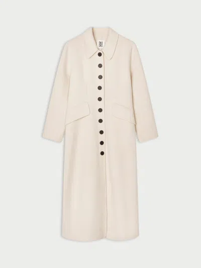 By Malene Birger Magdalena Wool Coat In Oyster Gray