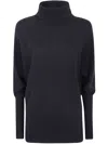 By Malene Birger Turtleneck Wool Sweater In Black