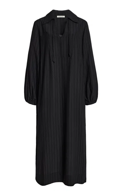 By Malene Birger Maisy Pleated Midi Dress In Black