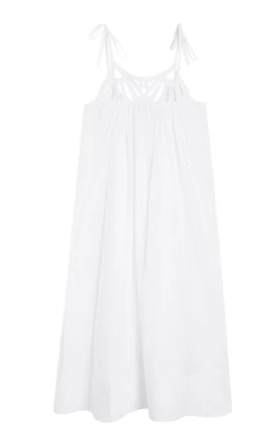 By Malene Birger Maluna Cotton Maxi Dress In White