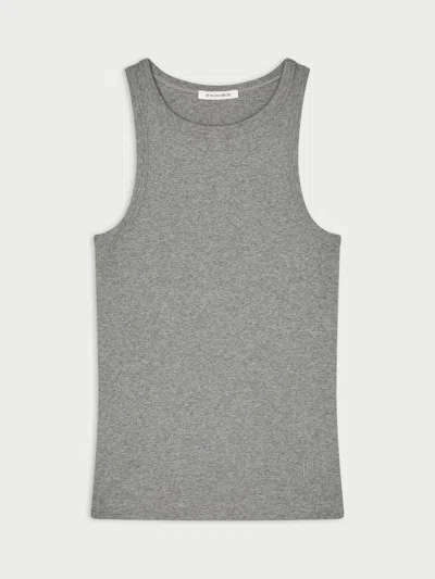 By Malene Birger Mani Organic Cotton Tank Top In Gray
