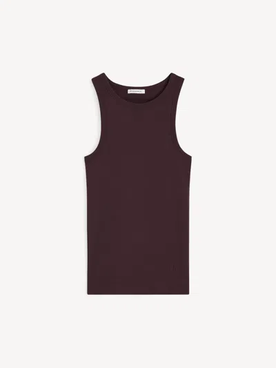 By Malene Birger Mani Organic Cotton Tank Top In Purple