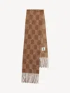By Malene Birger Manno Wool Scarf In Bison