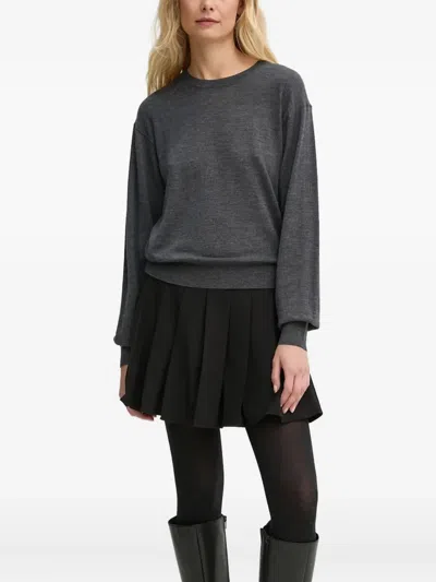 By Malene Birger Mantea Long-sleeve Sweater In Gray
