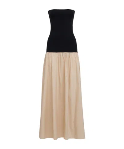 By Malene Birger Marc Strapless Long Dress -  - Women  - Multicolor - M In Black