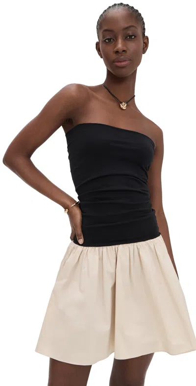 By Malene Birger Marcia Dress Oyster Gray In Black