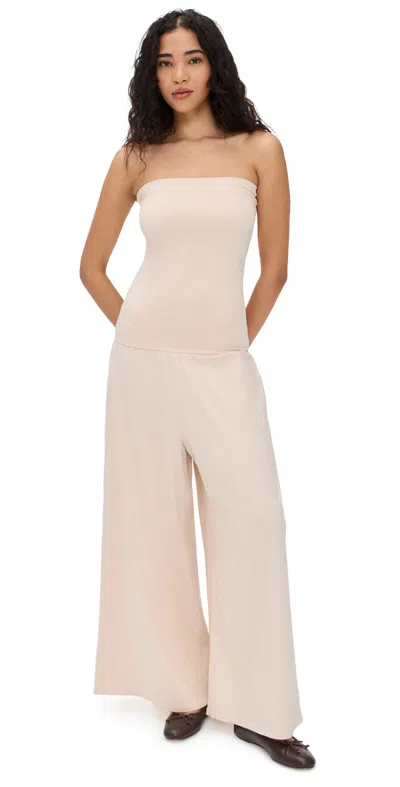 By Malene Birger Marciel Jumpsuit Oyster Gray In Neutral