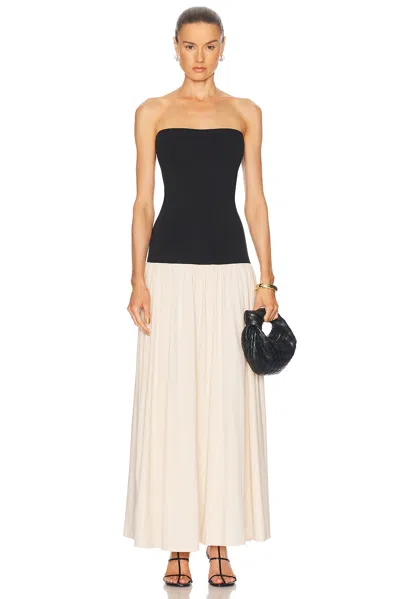 By Malene Birger Marciella Dress In Black,beige