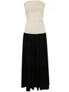 By Malene Birger Marciella Strapless Stretch-cotton Maxi Dress In Black