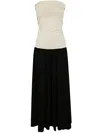 By Malene Birger Marciella Strapless Stretch-cotton Maxi Dress In Black