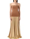 By Malene Birger Marciella Maxi Dress In Cl Cornstalk