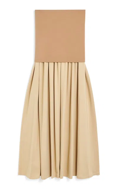 By Malene Birger Marciella Organic Cotton Jersey Maxi Dress In Brown