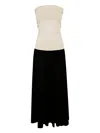 By Malene Birger Marciella Strapless Stretch-cotton Maxi Dress In Black