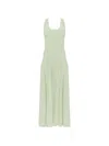 By Malene Birger Marcielle Gathered Sleeveless Dress In Gray