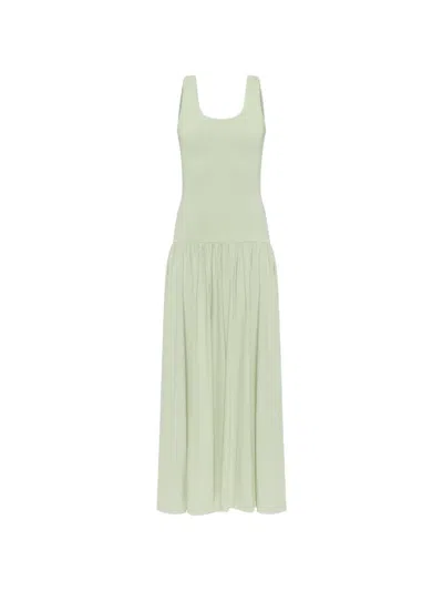 By Malene Birger Marcielle Gathered Sleeveless Dress In Gray