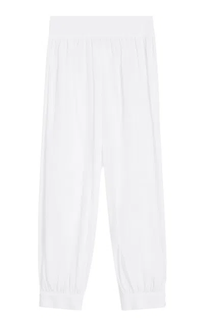 By Malene Birger Margot Cotton Pants In White