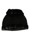 By Malene Birger Faux-fur Trim Hooded Jacket In Black
