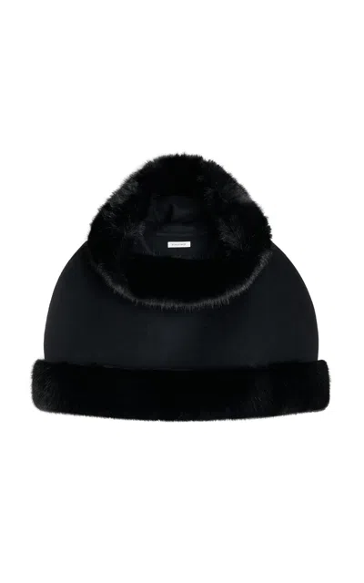By Malene Birger Marta Wool Poncho In Black