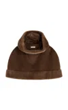 By Malene Birger Marta Wool Poncho In Brown