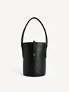 By Malene Birger Marylle Grainy Bucket Bag In Black