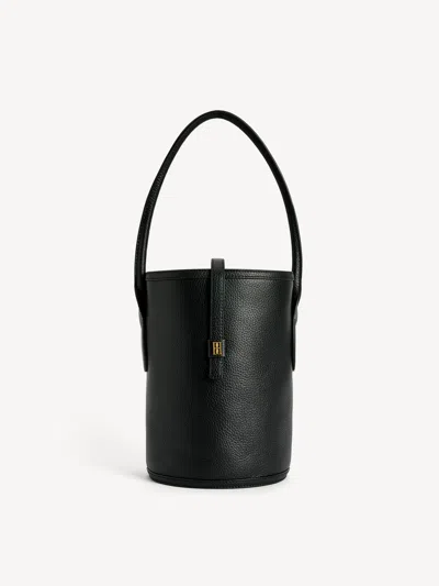 By Malene Birger Marylle Grainy Bucket Bag In Black