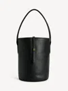 By Malene Birger Maryllon Grainy Bucket Bag In Black