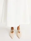 By Malene Birger Masey Leather Mules In Lt. Sand