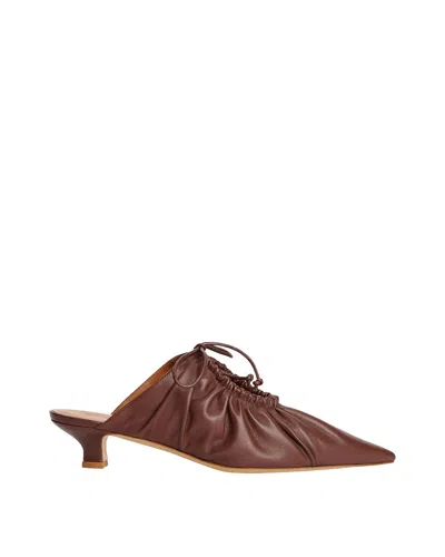 BY MALENE BIRGER MASEY MULE DARK MAHOGANY
