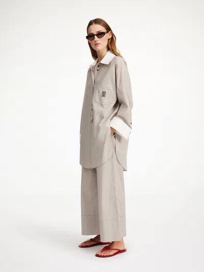 By Malene Birger Maye Organic Cotton Shirt In Warm Brown