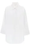 By Malene Birger Maye Oversized Organic Cotton Shirt In Pure White (white)