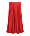 By Malene Birger Boshan Satin Maxi Skirt In Red