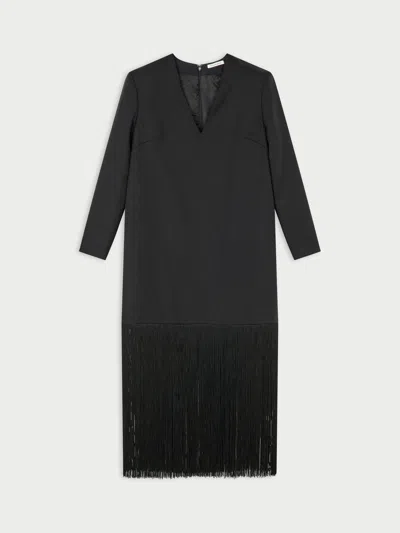 By Malene Birger Mella Wool Mini Dress In Black