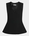 By Malene Birger Merlin Tailored Flare-hem Waistcoat